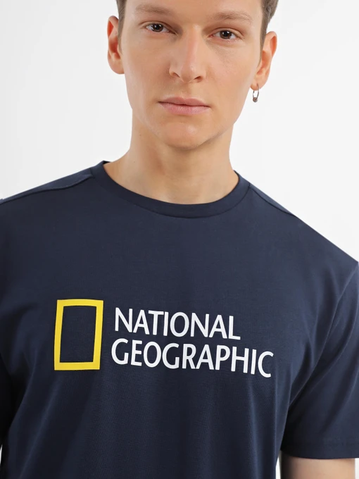 Футболки и поло National Geographic Foundation Big Logo модель M999-03-821_синій Фото