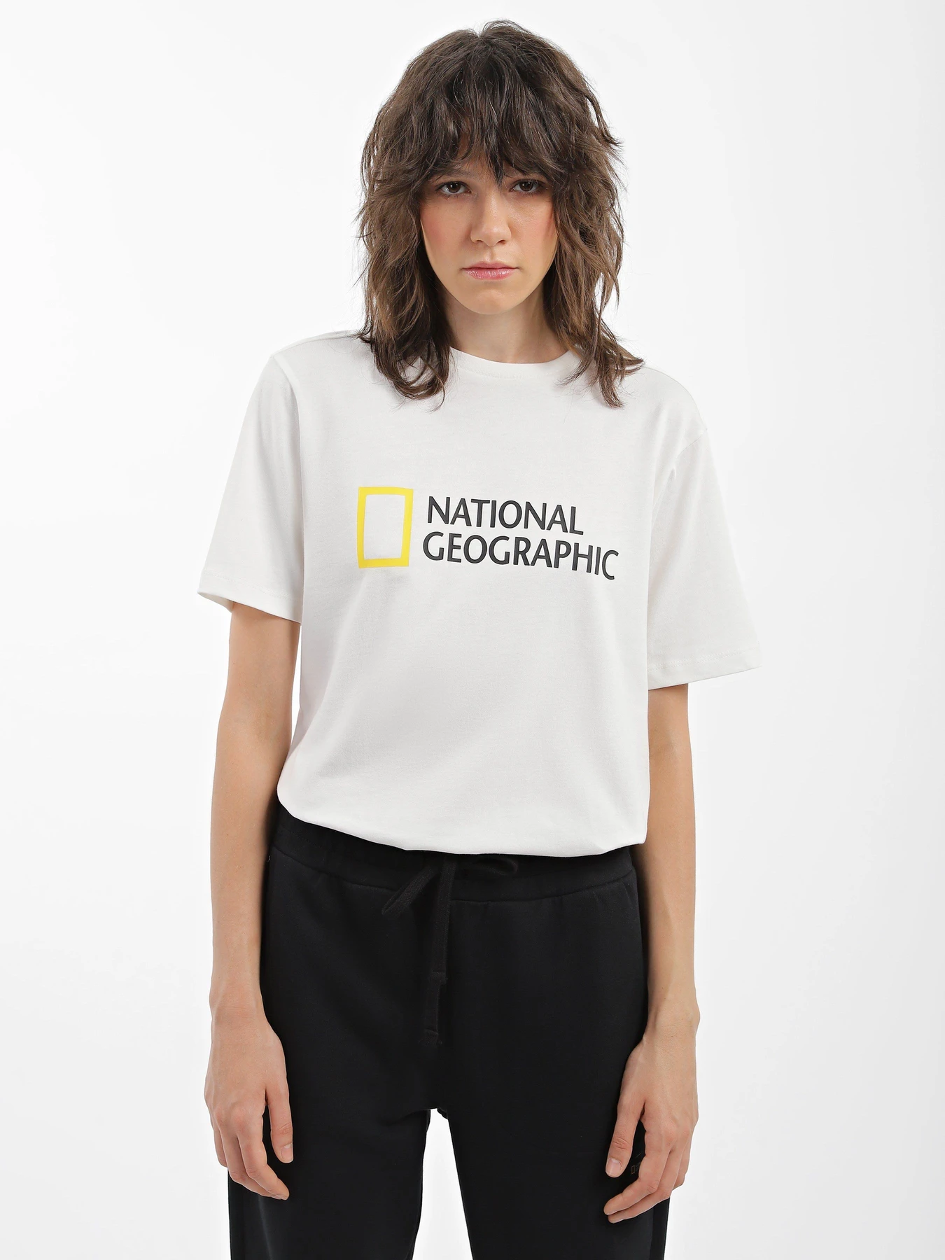 Футболки и поло National Geographic Foundation Big Logo модель W999-03-921_білий комб. Футболки и поло National Geographic Foundation Big Logo модель W999-03-921_білий комб. Фото