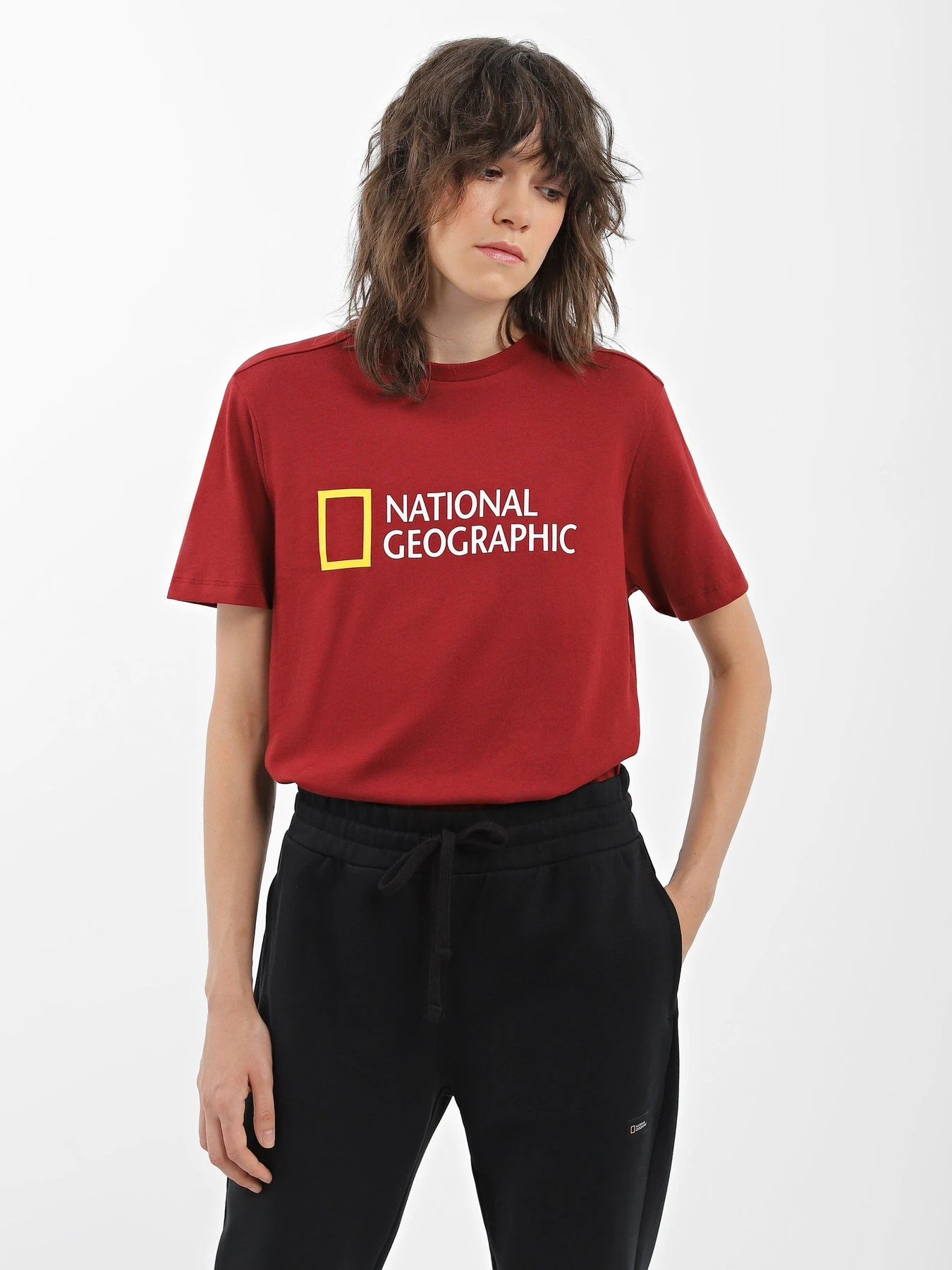 Футболки и поло National Geographic Foundation Big Logo модель W999-03-921_бордовий комб. Футболки и поло National Geographic Foundation Big Logo модель W999-03-921_бордовий комб. Фото