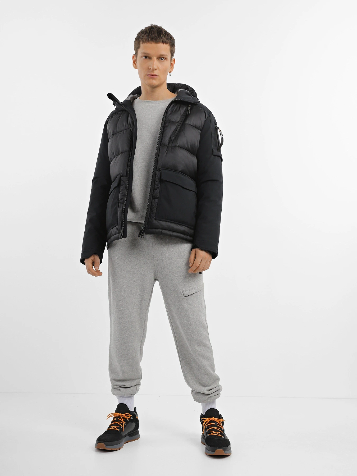 Куртки и дубленки National Geographic Re-Developed Hood Puffer модель M121-01-500_чорний Куртки и дубленки National Geographic Re-Developed Hood Puffer модель M121-01-500_чорний Фото