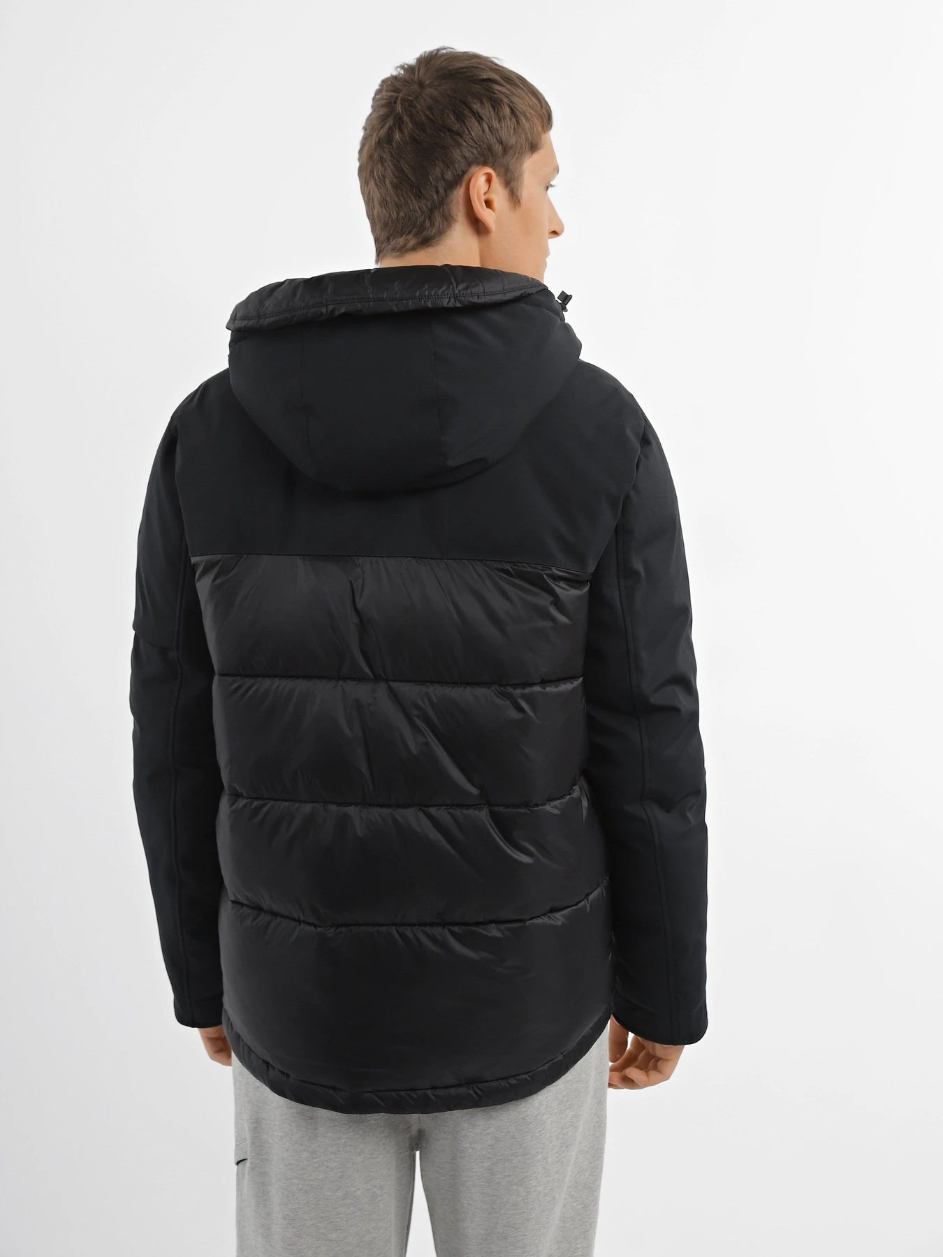 Куртки и дубленки National Geographic Re-Developed Hood Puffer модель M121-01-500_чорний Куртки и дубленки National Geographic Re-Developed Hood Puffer модель M121-01-500_чорний Фото