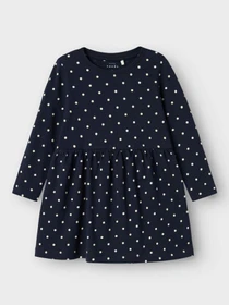 Платья Name it модель 13232892_Dark Sapphire DOTS AOP IN Фото