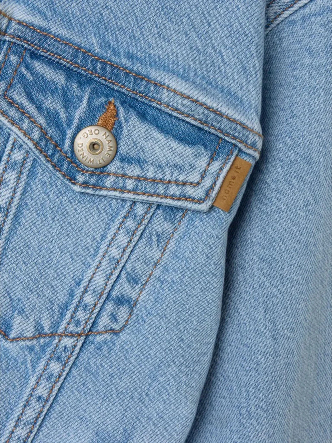Куртки та дублянки Name it модель 13241461_Light Blue Denim Фото