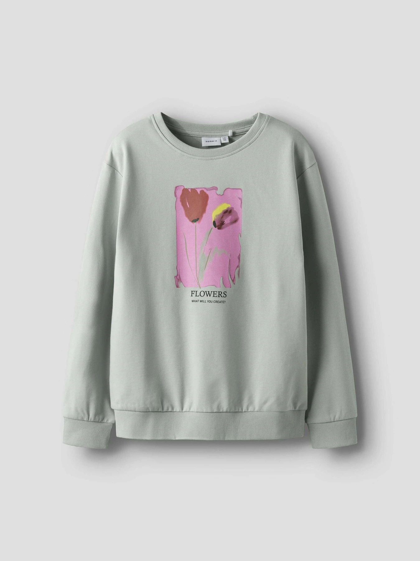 Худі та світшоти Name it модель 13244207_Aqua Gray Фото