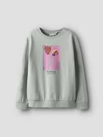 Худі та світшоти Name it модель 13244207_Aqua Gray Фото