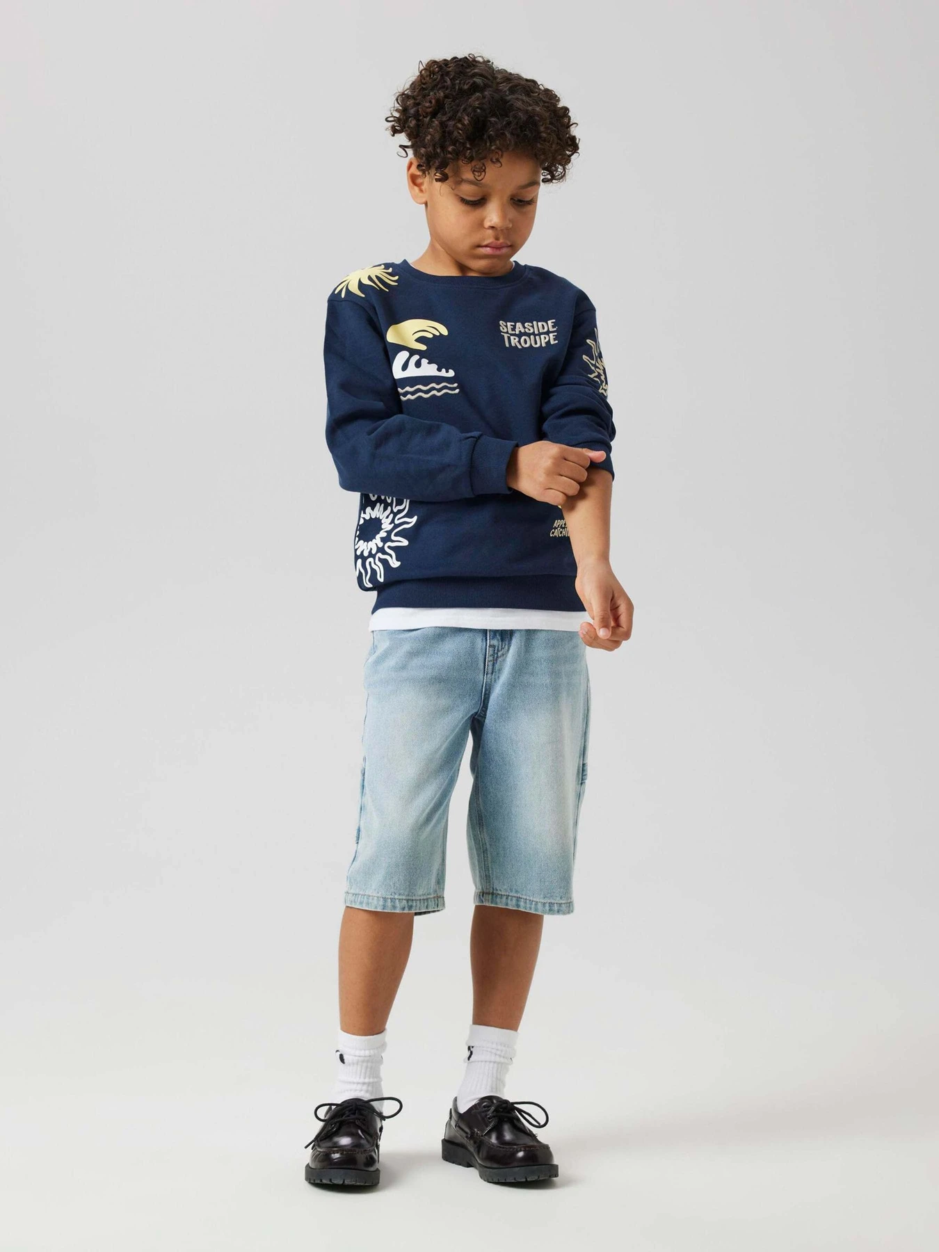 Худі та світшоти Name it модель 13244172_Navy Blazer Худі та світшоти Name it модель 13244172_Navy Blazer Фото