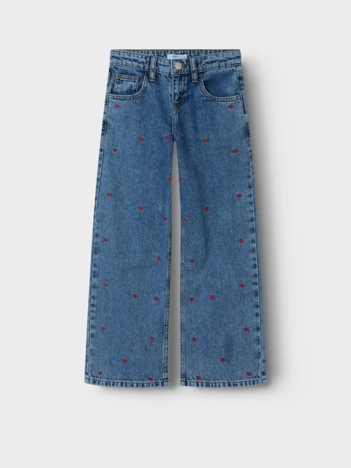 Джинсы Name it модель 13230795_Medium Blue Denim HEART Фото