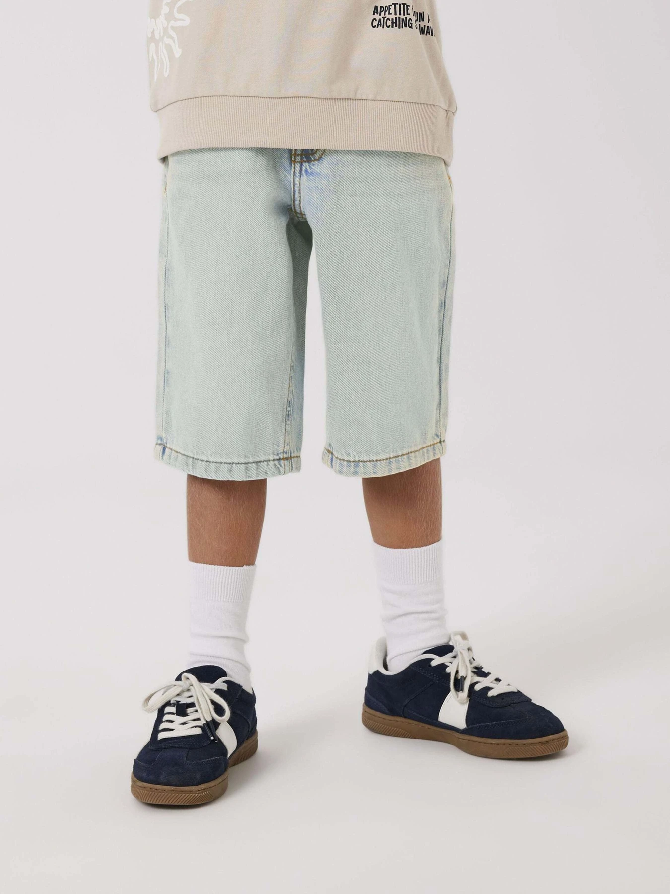 Шорти Name it модель 13244143_Vintage Light Blue Denim Фото