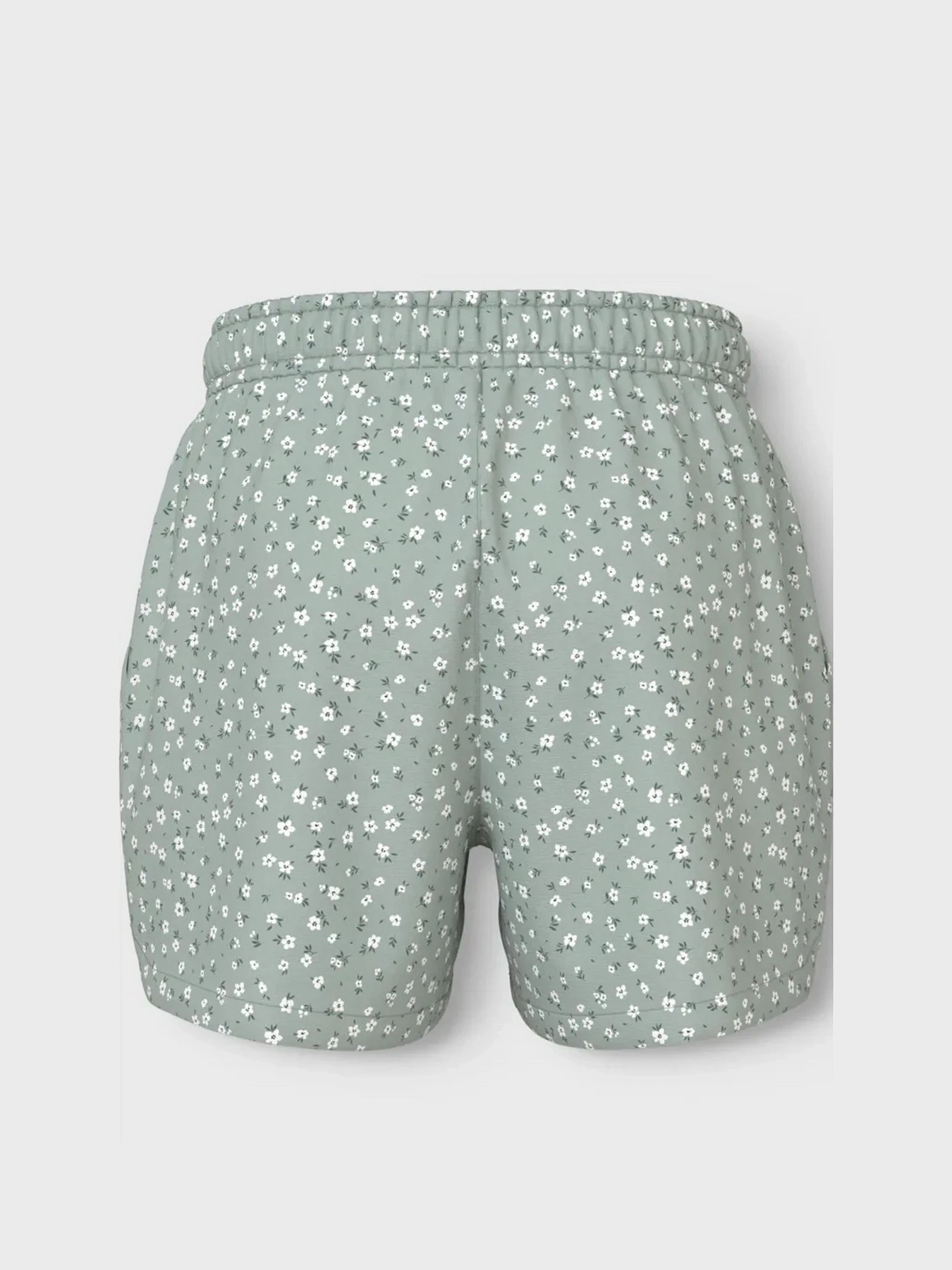 Шорты Name it модель 13215235_Aqua Gray Floral Фото