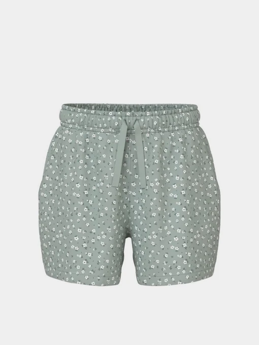 Шорти Name it модель 13215235_Aqua Gray Floral Фото