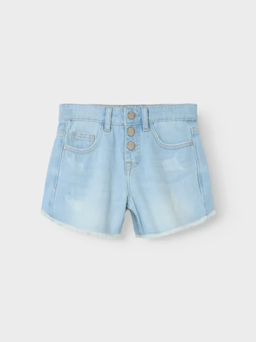 Шорты Name it модель 13229304_Light Blue Bleached Denim Фото