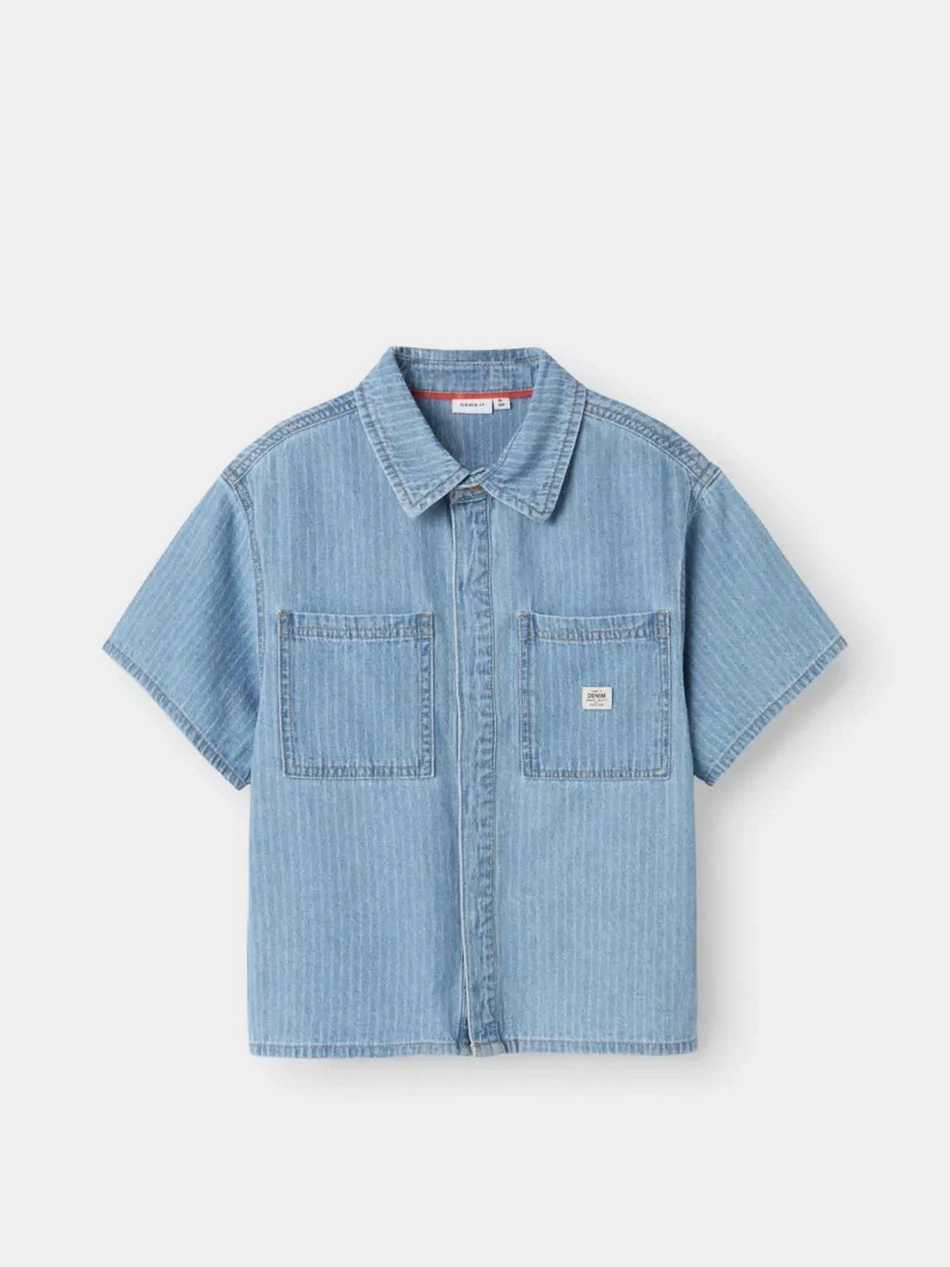 Рубашки Name it модель 13241473_Light Blue Denim STRIPES Рубашки Name it модель 13241473_Light Blue Denim STRIPES Фото