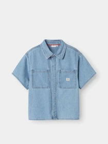 Рубашки Name it модель 13241473_Light Blue Denim STRIPES Фото
