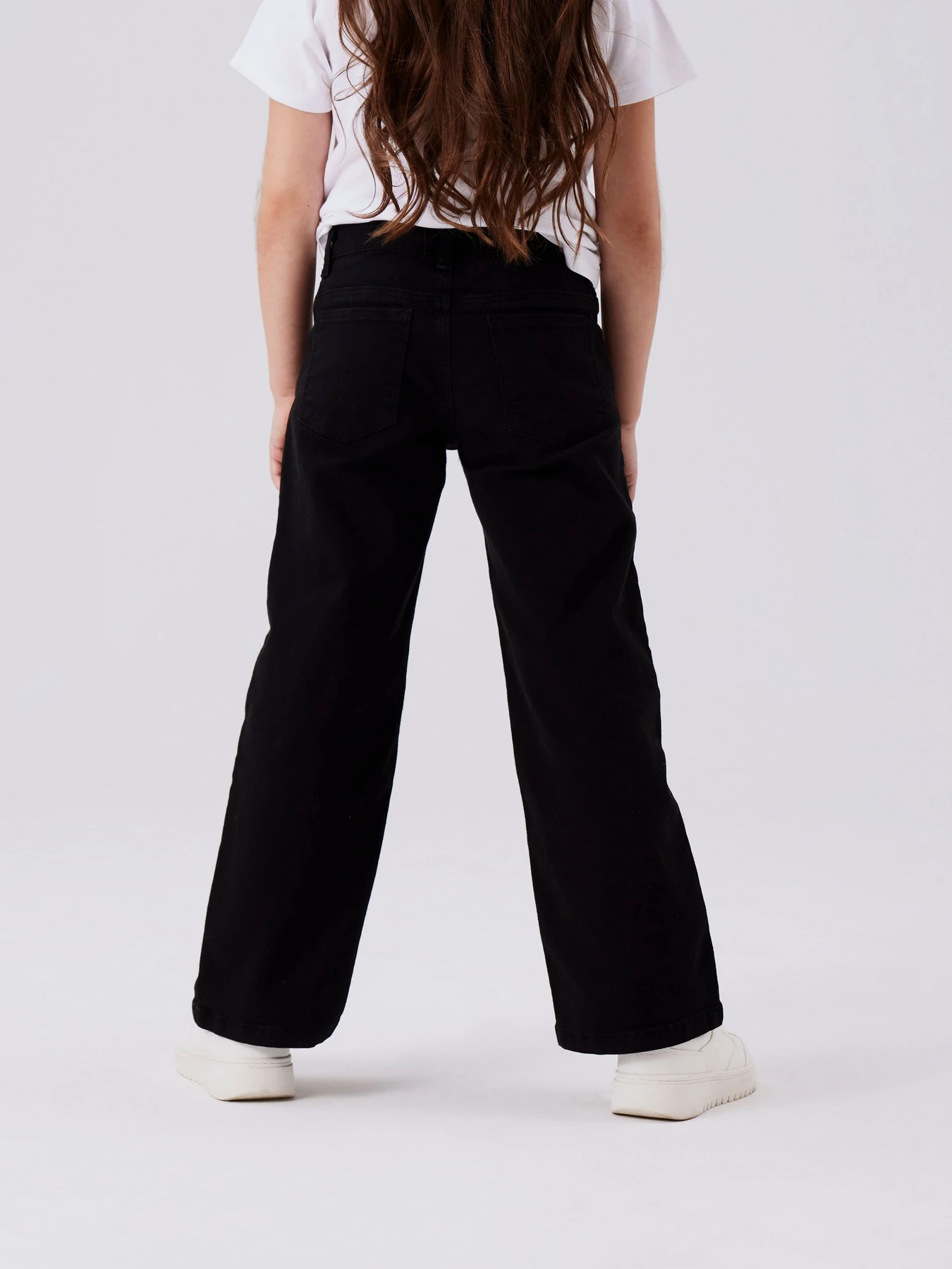 Брюки Name it ROSE WIDE TWI PANT модель 13211632_Black Фото