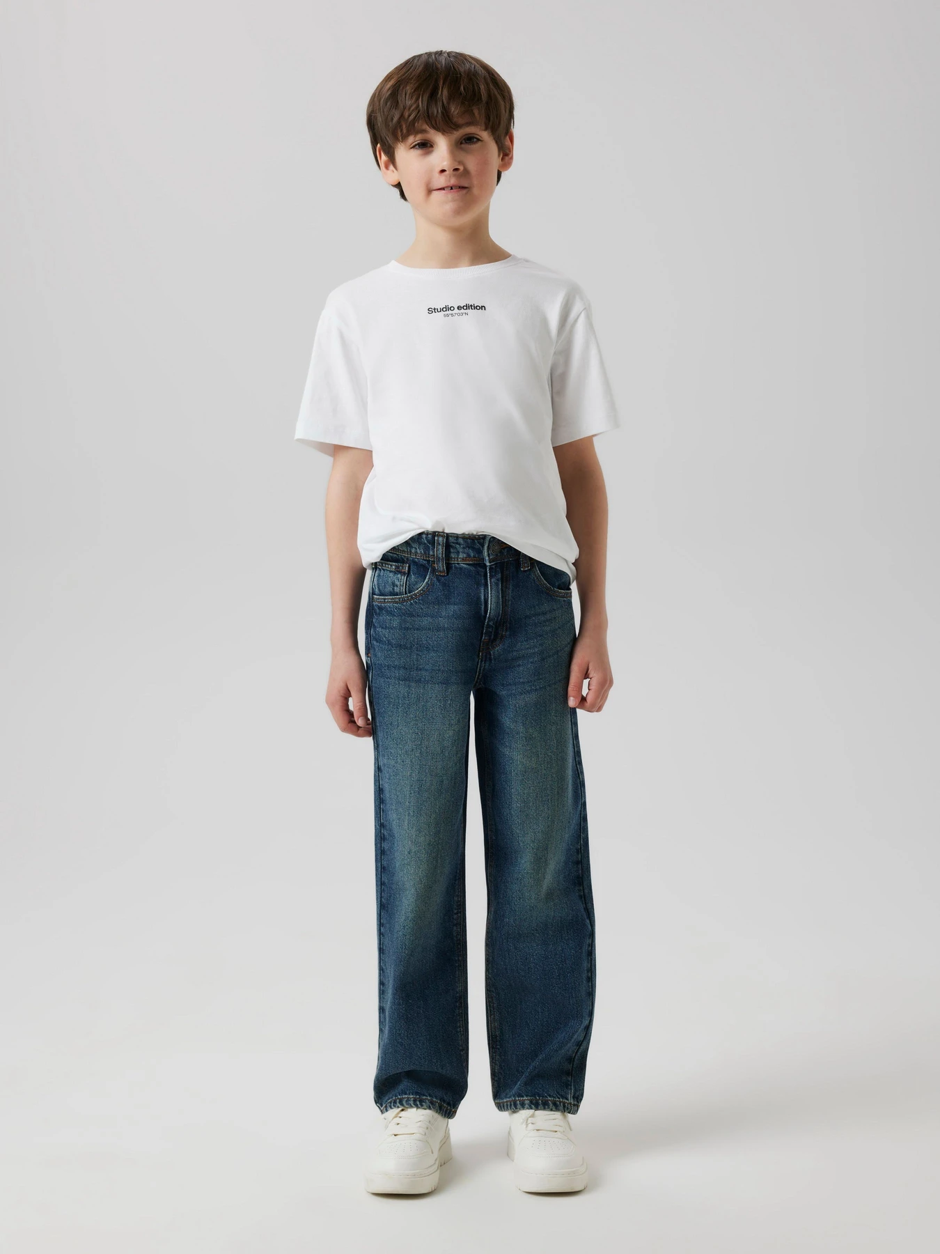 Джинси Name it RYAN STRAIGHT JEANS модель 13240392_Dark Blue Denim Фото