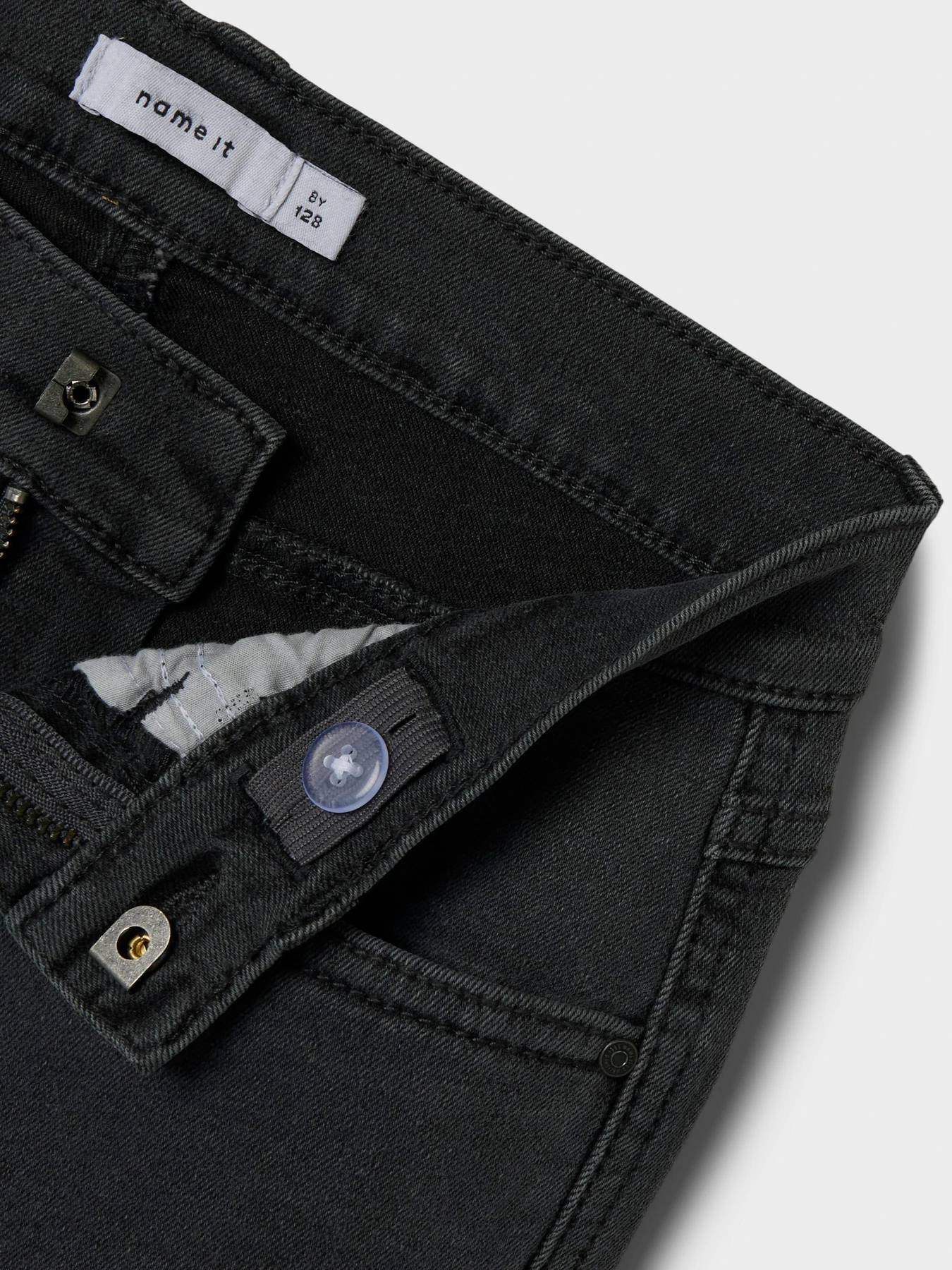 Джинси Name it ROSE WIDE JEANS модель 13244340_Dark Grey Denim Джинси Name it ROSE WIDE JEANS модель 13244340_Dark Grey Denim Фото