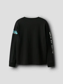 Худи и свитшоты Name it LATIMER LS NREG TOP модель 13245373_Black Фото