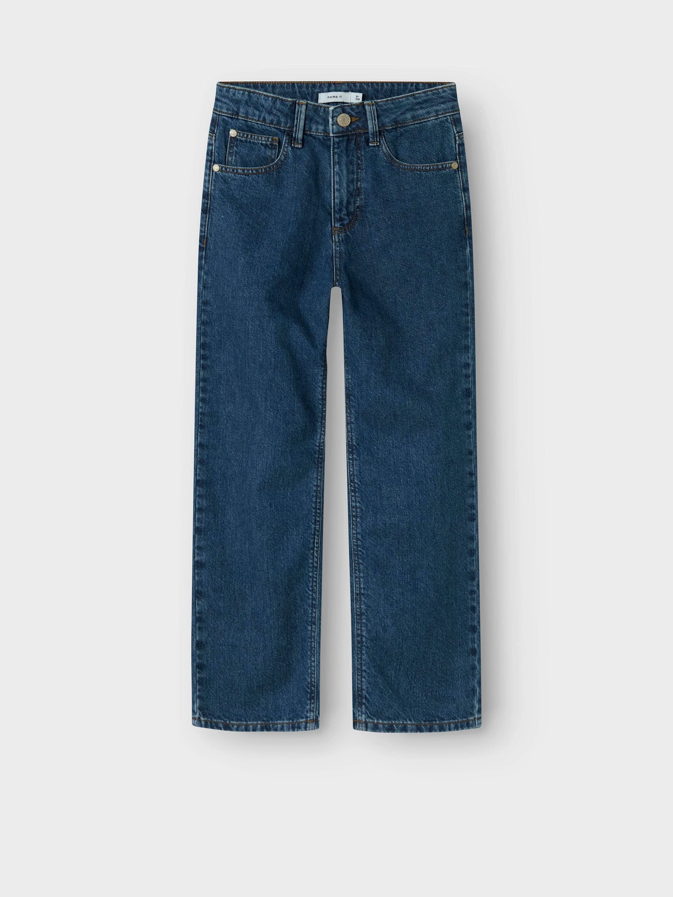Джинси Name it ROSE HW STRAIGHT JEANS модель 13248249_Dark Blue Denim Джинси Name it ROSE HW STRAIGHT JEANS модель 13248249_Dark Blue Denim Фото