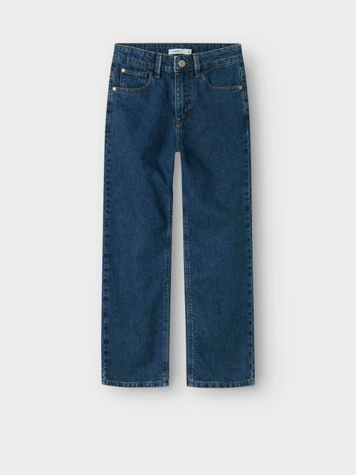 Джинси Name it ROSE HW STRAIGHT JEANS модель 13248249_Dark Blue Denim Фото