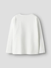 Худі та світшоти Name it VICTOR LS RLX TOP модель 13234715_Bright White Fast Track Фото