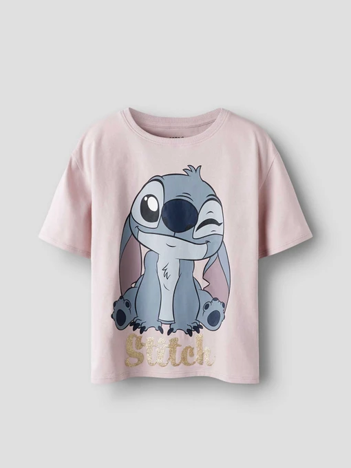 Футболки и поло Name it STITCH SS TOP модель 13247081_Burnished Lilac Фото