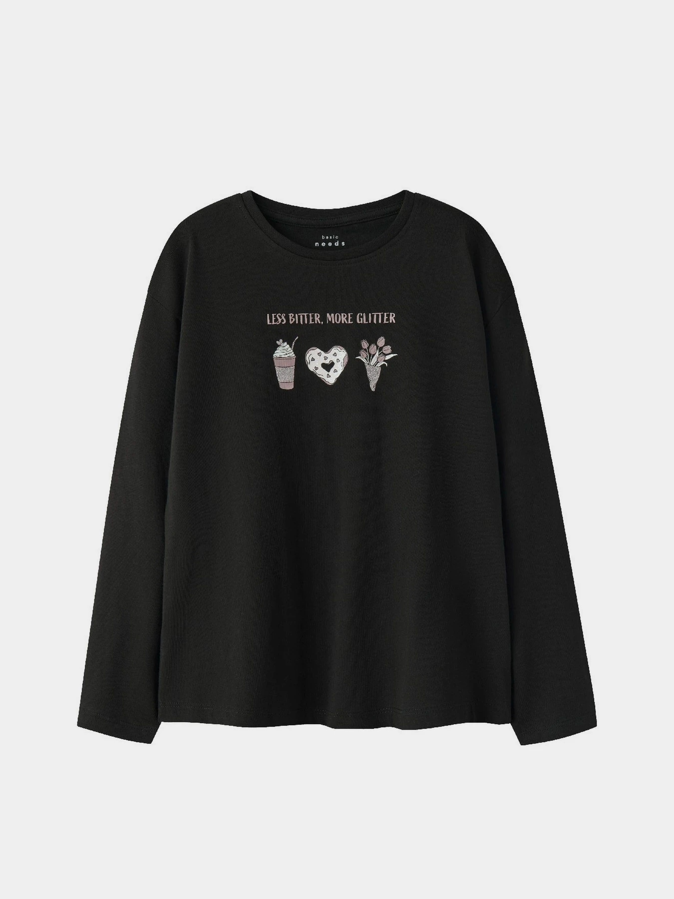 Худи и свитшоты Name it VEEN LS RLX TOP модель 13234709_Black More Glitter Худи и свитшоты Name it VEEN LS RLX TOP модель 13234709_Black More Glitter Фото