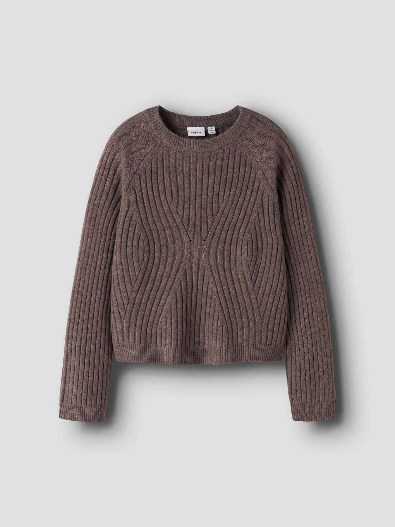 Светри та кардигани Name it RIKINE LS SHORT KNIT PULLOVER модель 13244623_Coffee Quartz Светри та кардигани Name it RIKINE LS SHORT KNIT PULLOVER модель 13244623_Coffee Quartz Фото