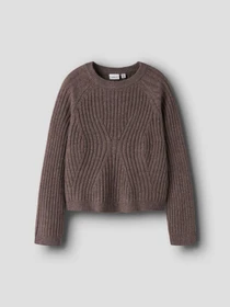 Светри та кардигани Name it RIKINE LS SHORT KNIT PULLOVER модель 13244623_Coffee Quartz Фото