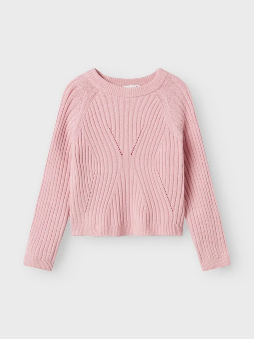 Светри та кардигани Name it RIKINE LS SHORT KNIT PULLOVER модель 13244623_Cradle Pink Фото
