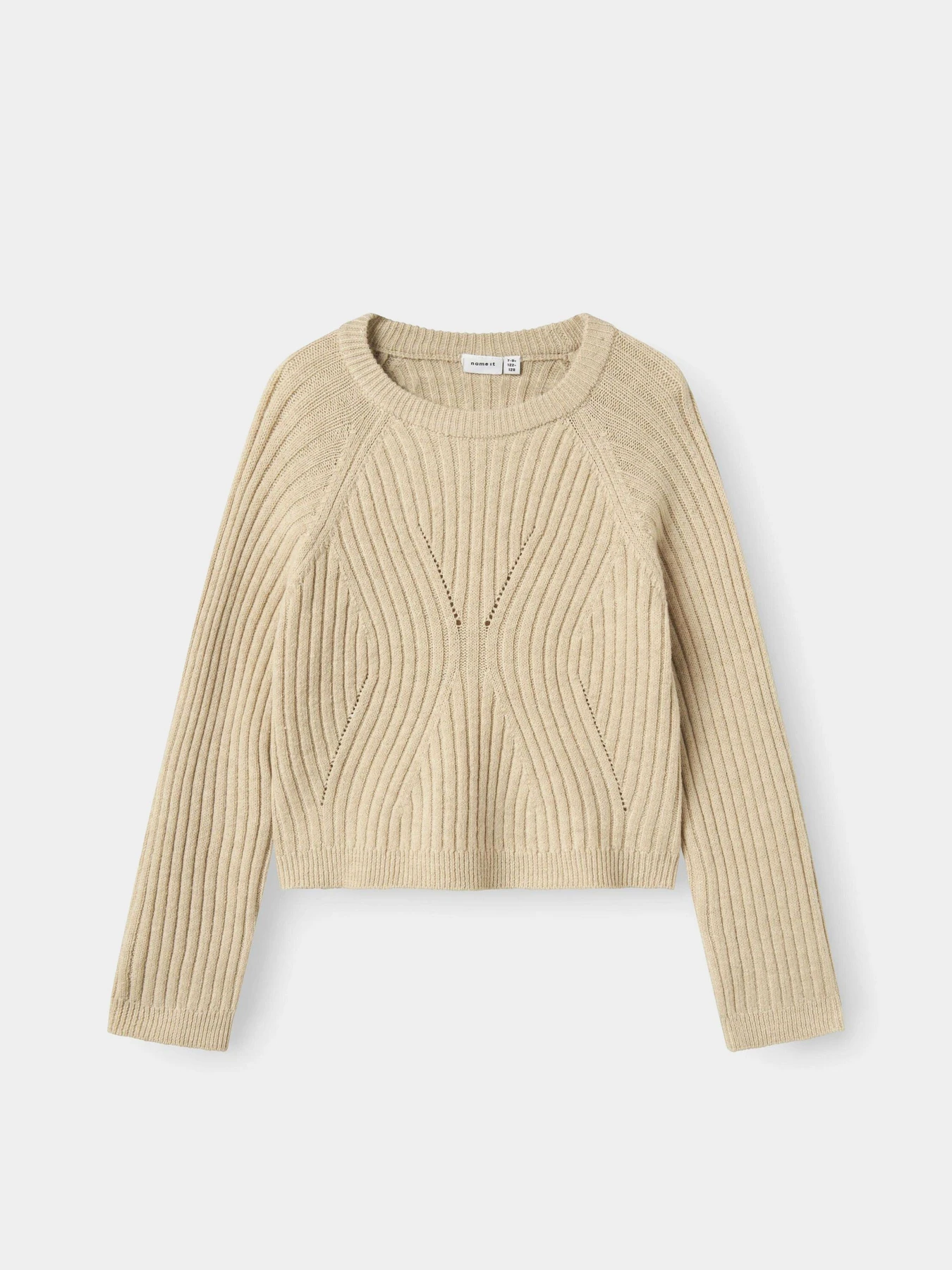 Свитры и кардиганы Name it RIKINE LS SHORT KNIT PULLOVER модель 13244623_Doeskin Свитры и кардиганы Name it RIKINE LS SHORT KNIT PULLOVER модель 13244623_Doeskin Фото