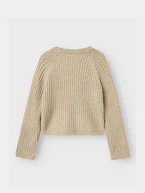 Свитры и кардиганы Name it RIKINE LS SHORT KNIT PULLOVER модель 13244623_Doeskin Фото