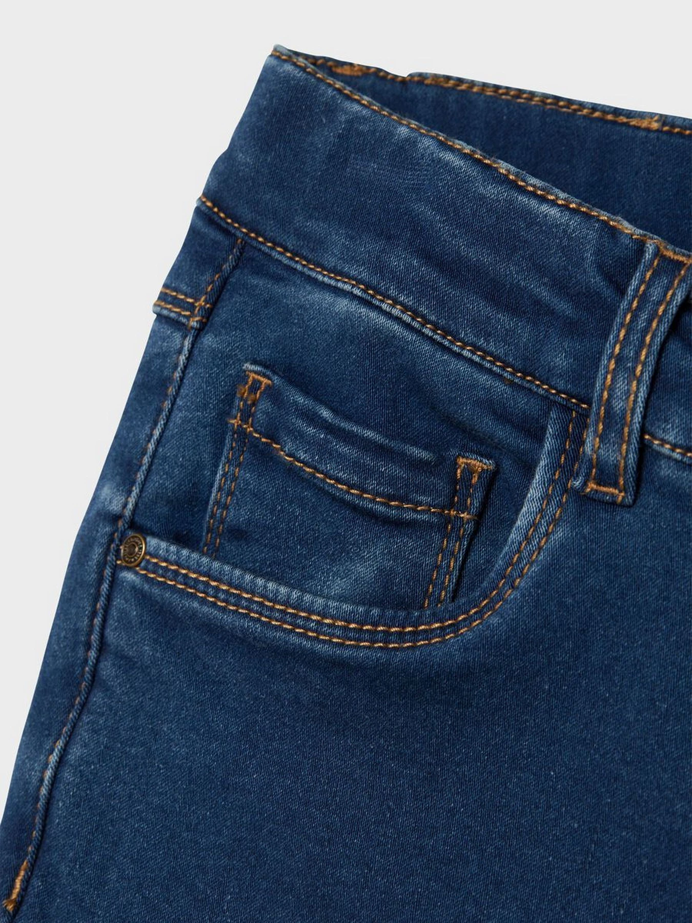 Джинси Name it SALLI BOOT FLEECE JEANS модель 13244857_Dark Blue Denim Фото