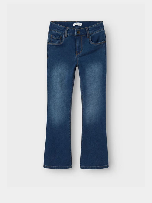 Джинсы Name it SALLI BOOT FLEECE JEANS модель 13244857_Dark Blue Denim Фото