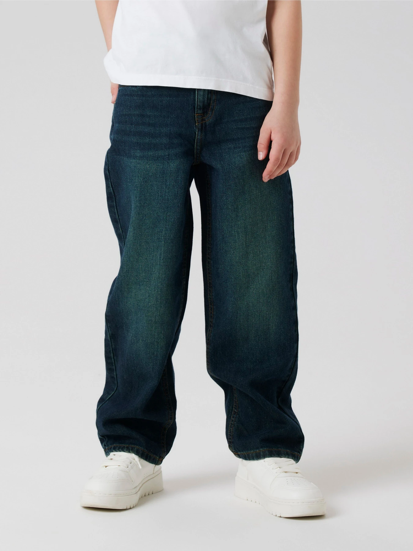Джинси Name it RYAN STRAIGHT JEANS модель 13224456_Vintage Dark Blue Denim Фото