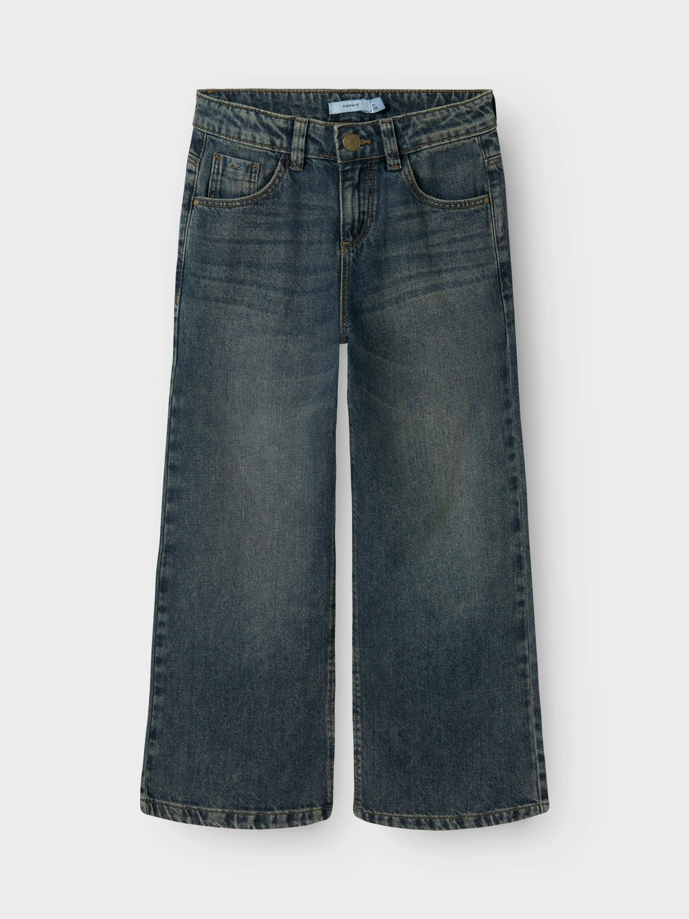 Джинсы Name it ROSE WIDE JEANS модель 13230733_Vintage Dark Blue Denim Фото