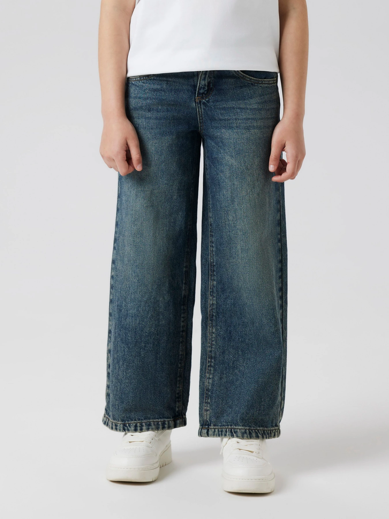 Джинсы Name it ROSE WIDE JEANS модель 13230733_Vintage Dark Blue Denim Фото