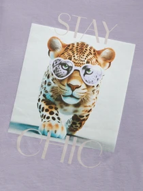 Футболки и поло Name it VOTEA SS NREG TOP модель 13239156_Lavender Gray Stay Chic Фото