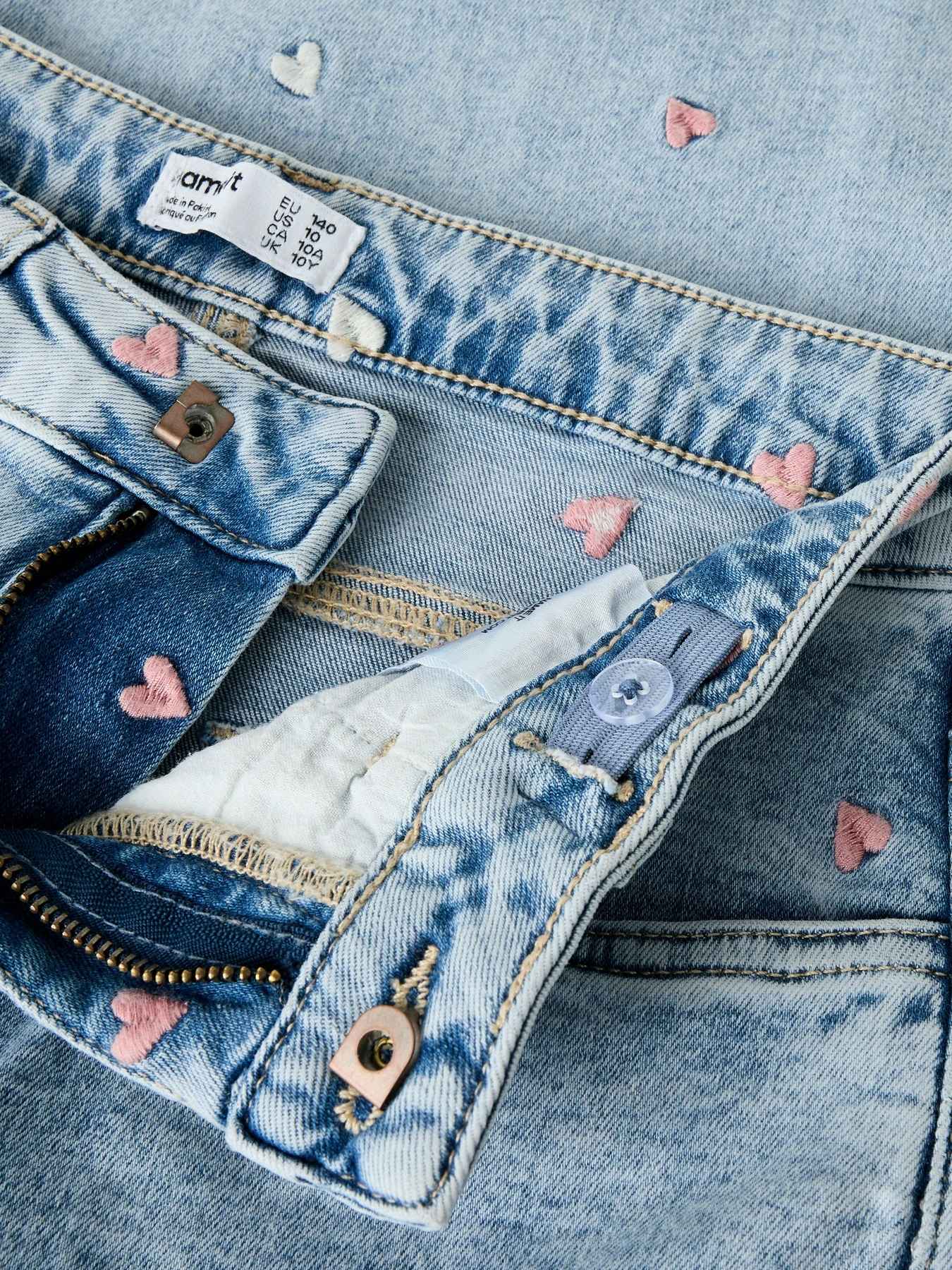 Джинси Name it ROSE WIDE JEANS модель 13243099_Light Blue Bleached Denim Джинси Name it ROSE WIDE JEANS модель 13243099_Light Blue Bleached Denim Фото