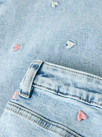Джинси Name it ROSE WIDE JEANS модель 13243099_Light Blue Bleached Denim Фото