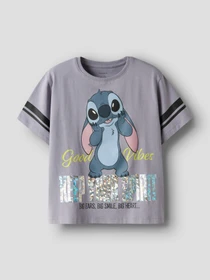 Футболки и поло Name it DYMI STITCH SS NREG TOP модель 13252107_Lavender Gray Фото