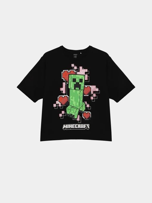 Футболки и поло Name it MINECRAFT SS NREG TOP модель 13252128_Black Фото