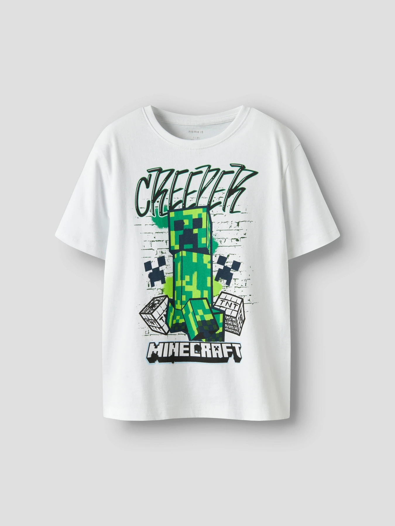 Футболки и поло Name it MINECRAFT SS NREG TOP модель 13252214_Bright White Футболки и поло Name it MINECRAFT SS NREG TOP модель 13252214_Bright White Фото