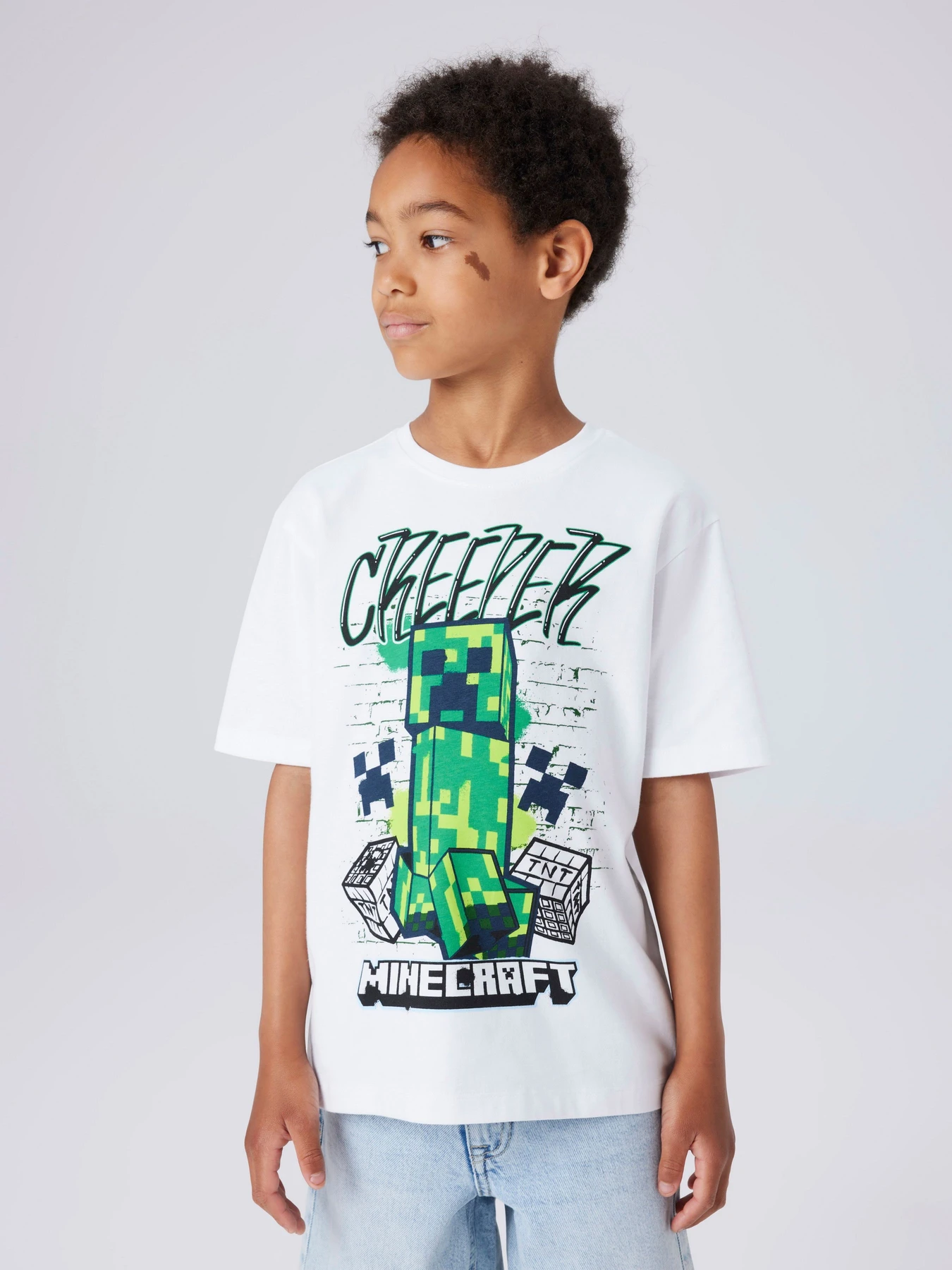 Футболки и поло Name it MINECRAFT SS NREG TOP модель 13252214_Bright White Футболки и поло Name it MINECRAFT SS NREG TOP модель 13252214_Bright White Фото