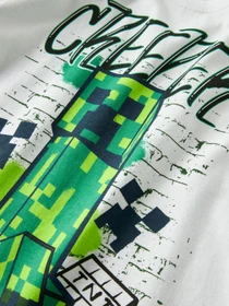 Футболки и поло Name it MINECRAFT SS NREG TOP модель 13252214_Bright White Фото
