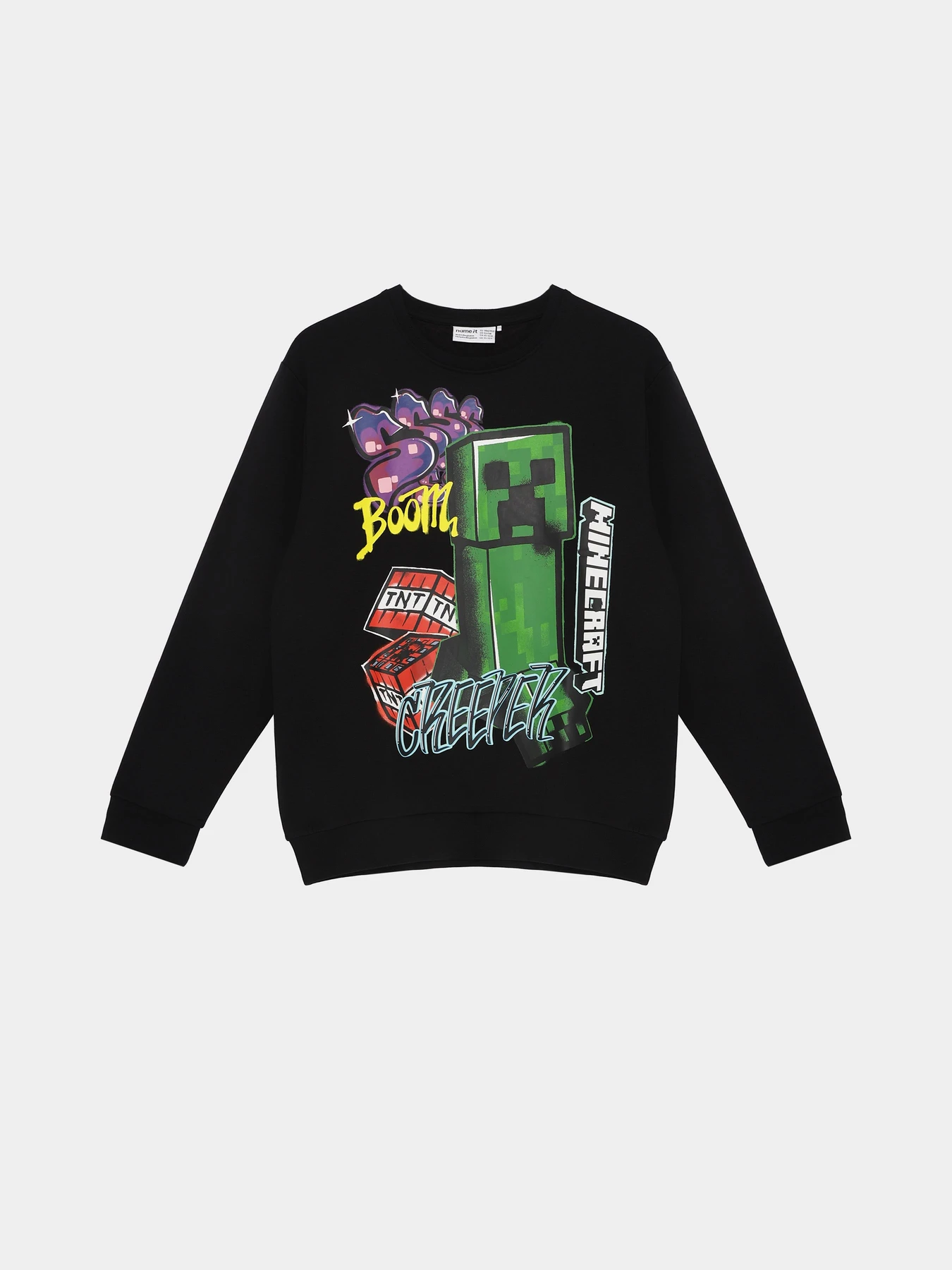 Худи и свитшоты Name it MINECRAFT NREG SWEAT модель 13252218_Black Худи и свитшоты Name it MINECRAFT NREG SWEAT модель 13252218_Black Фото