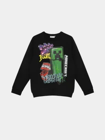 Худи и свитшоты Name it MINECRAFT NREG SWEAT модель 13252218_Black Фото