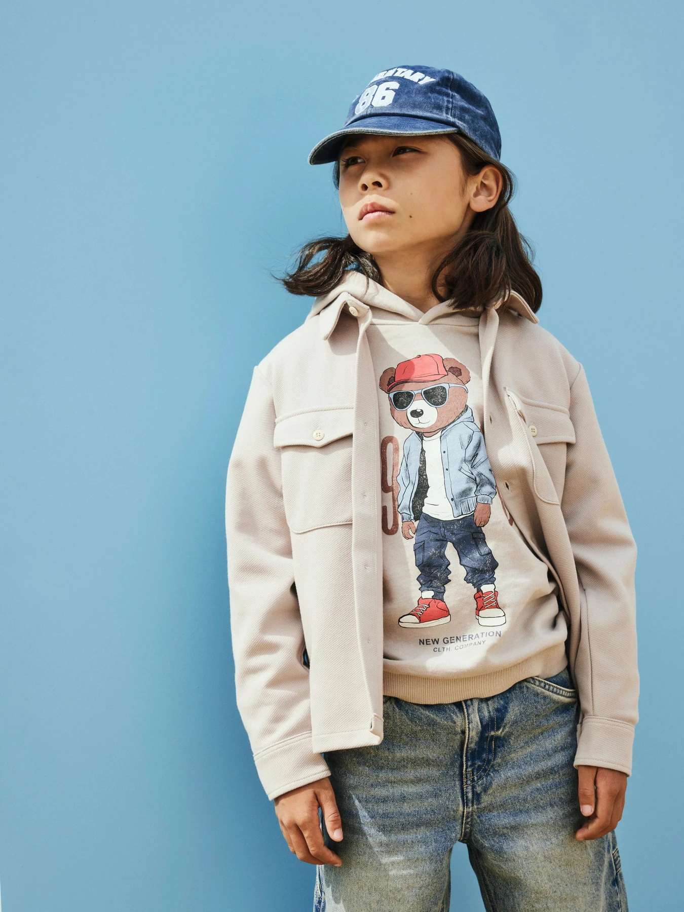 Худи и свитшоты Name it DOBS NREG SWEAT модель 13253989_Chateau Gray Фото