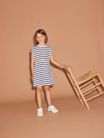Платья Name it MIE SS DRESS модель 13218694_Dark Sapphire Y/D STRIPES Фото