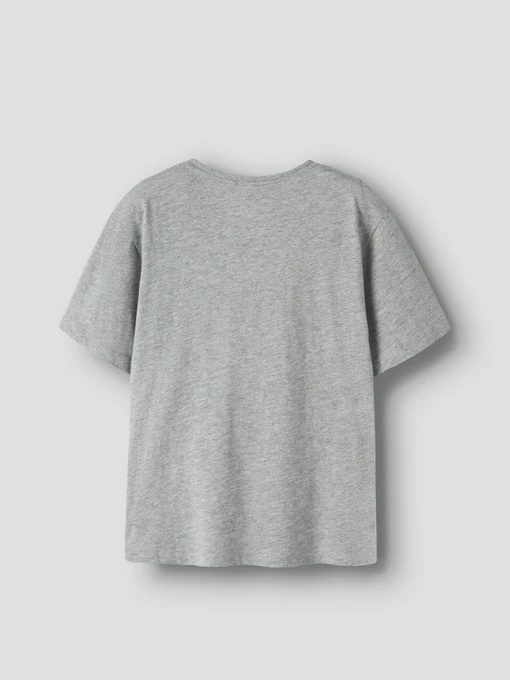 Футболки и поло Name it VAGNO SS LOOSE TOP модель 13224966_Grey Melange The Sun Фото