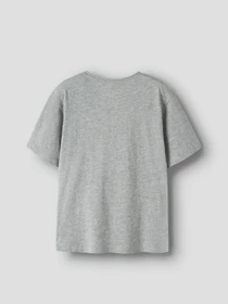 Футболки и поло Name it VAGNO SS LOOSE TOP модель 13224966_Grey Melange The Sun Фото